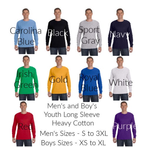 Customize your own T-Shirt - Boys Youth Long Sleeve Tee