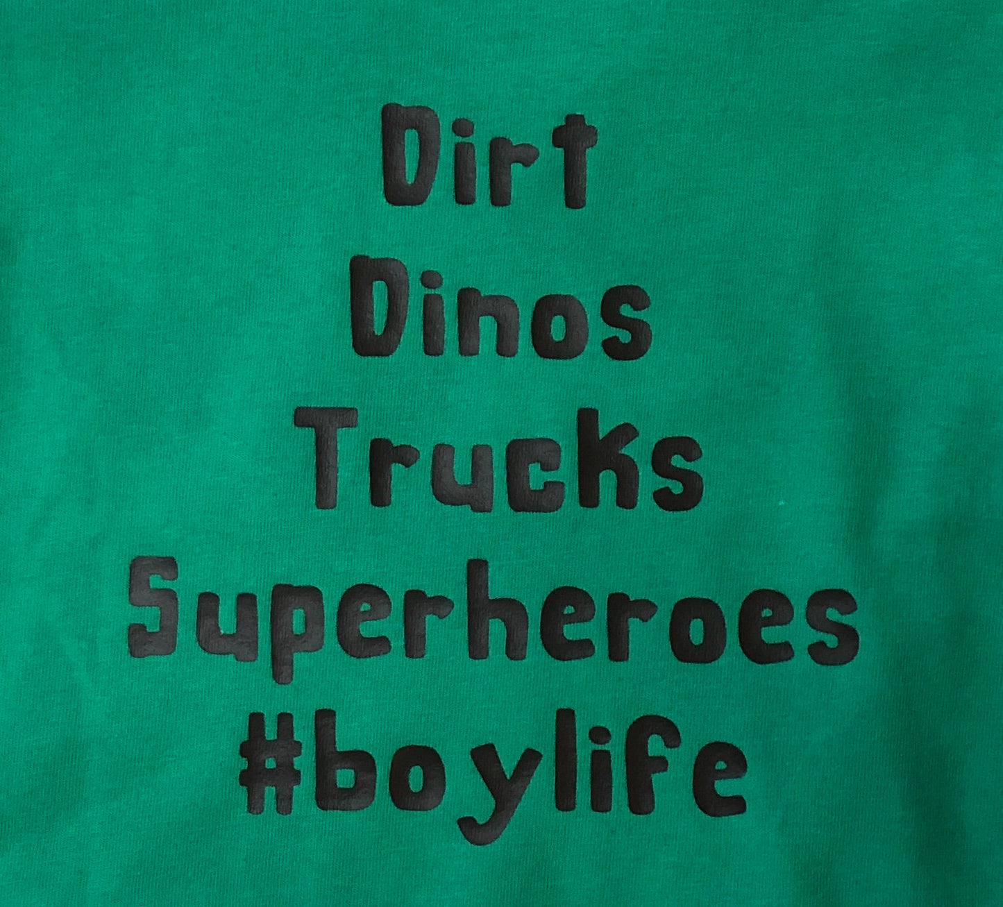 Dirt Dinos Trucks Superheroes #boylife Boy/Kids Shirt