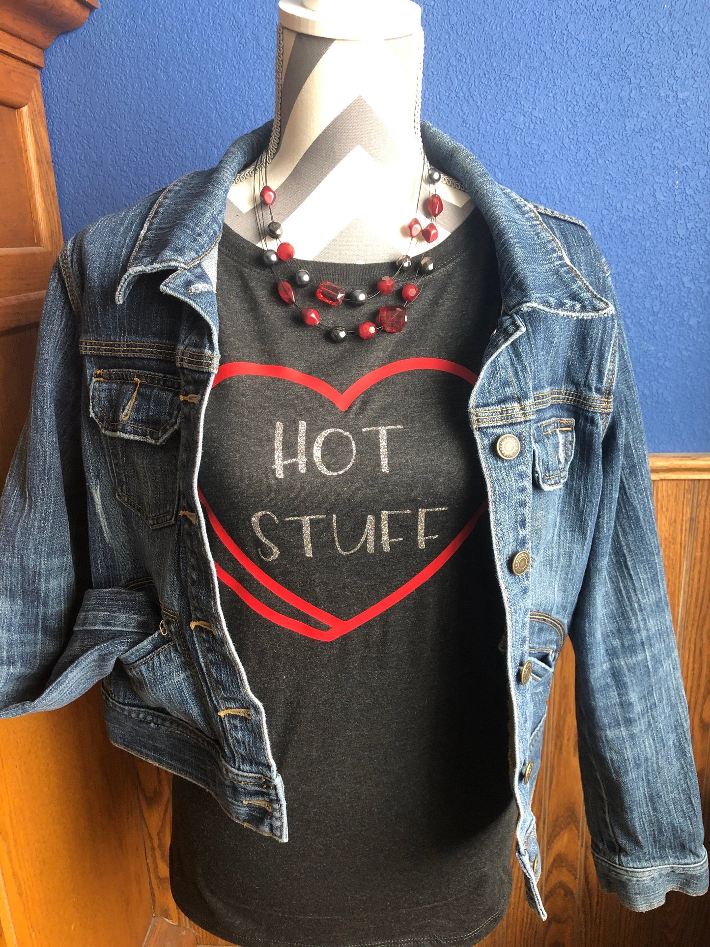 Hot Stuff Conversation Hearts Valentine's Day Shirt