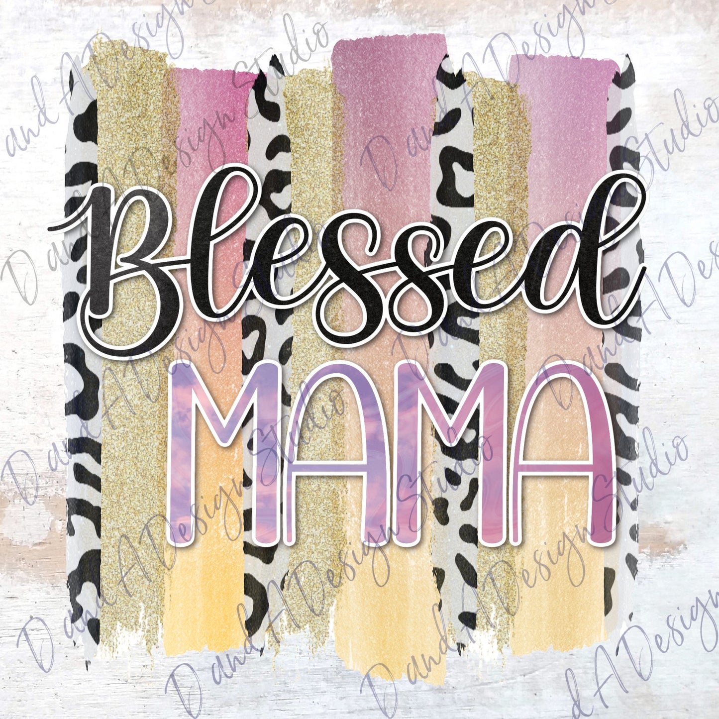 Blessed Mama PNG Sublimation File