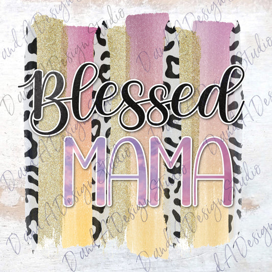 Blessed Mama PNG Sublimation File